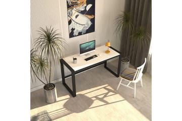 Sorix Skrivbord 55x122 cm - Vit/Svart - Möbler - Bord & matgrupp - Kontorsbord - Skrivbord