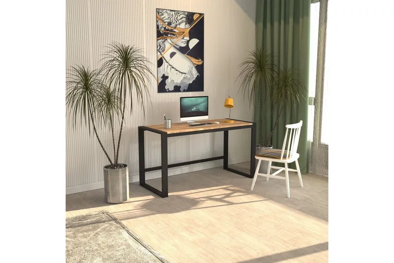 Sorix Skrivbord 55x152 cm - Svart/Natur - Möbler - Bord & matgrupp - Kontorsbord - Skrivbord