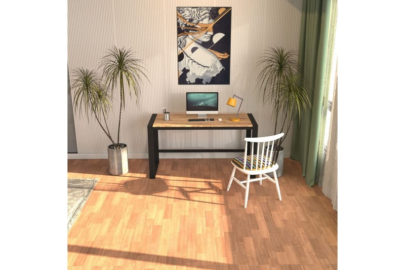 Sorix Skrivbord 55x152 cm - Svart/Natur - Möbler - Bord & matgrupp - Kontorsbord - Skrivbord