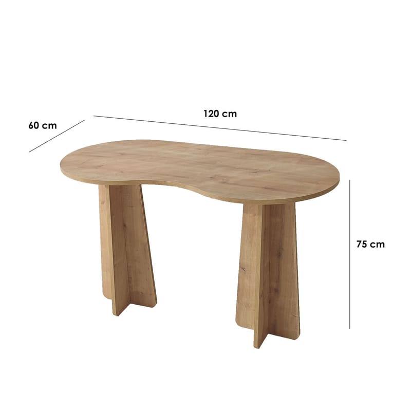 Soryn Skrivbord 120 cm - Safir Ek - Möbler - Bord & matgrupp - Kontorsbord - Skrivbord