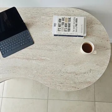 Soryn Skrivbord 120x75x60 cm - Travertine Walnut - Möbler - Bord & matgrupp - Kontorsbord - Skrivbord