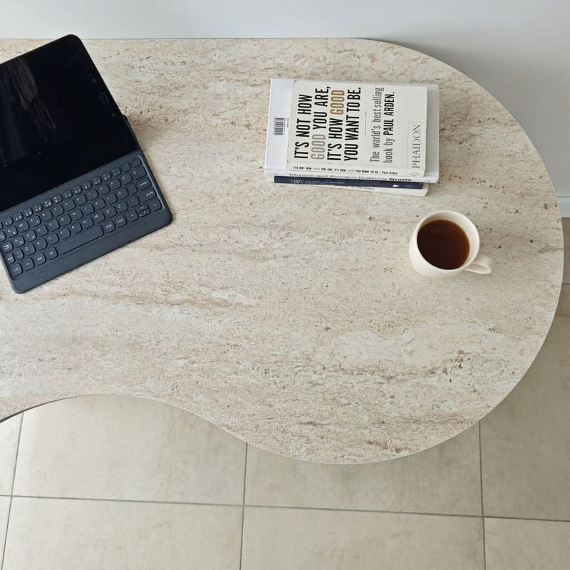 Soryn Skrivbord 120x75x60 cm - Travertine Walnut - Möbler - Bord & matgrupp - Kontorsbord - Skrivbord