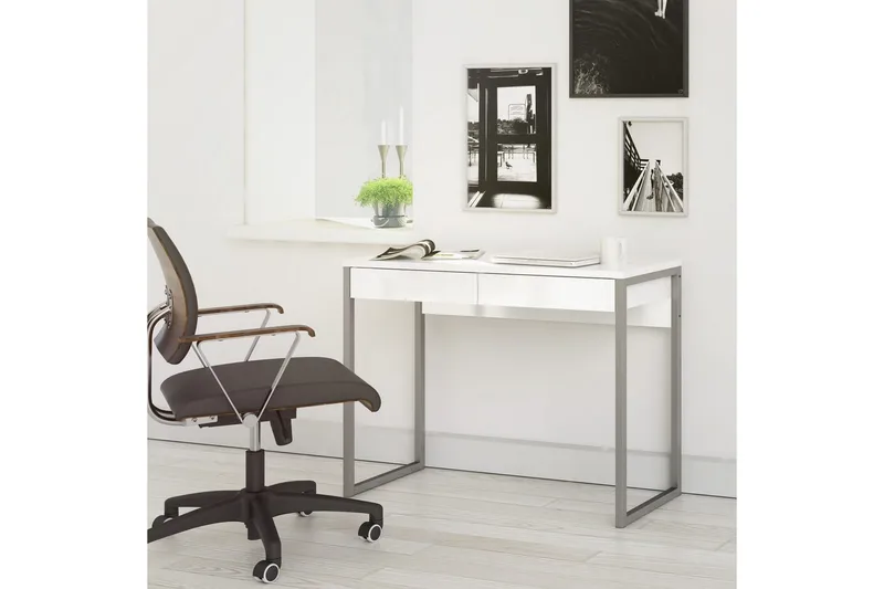 Taketo Skrivbord 40x101,6 cm - Vit - Möbler - Bord & matgrupp - Kontorsbord - Skrivbord