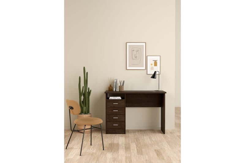 Taketo Skrivbord 49x110 cm - Mörkbrun - Möbler - Bord & matgrupp - Kontorsbord - Skrivbord