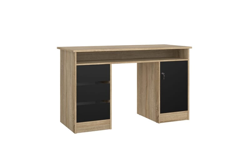 Taketo Skrivbord 55x126 cm - Natur/Svart - Möbler - Bord & matgrupp - Kontorsbord - Skrivbord