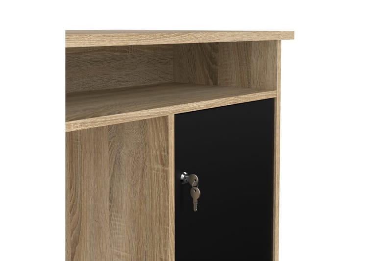 Taketo Skrivbord 55x126 cm - Natur/Svart - Möbler - Bord & matgrupp - Kontorsbord - Skrivbord
