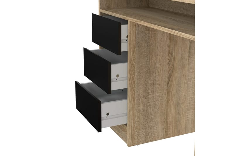 Taketo Skrivbord 55x126 cm - Natur/Svart - Möbler - Bord & matgrupp - Kontorsbord - Skrivbord