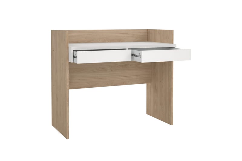 Taketo Skrivbord 56x102 cm - Vit/Natur - Möbler - Bord & matgrupp - Kontorsbord - Skrivbord