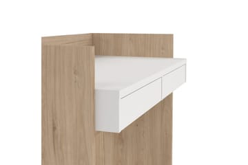 Taketo Skrivbord 56x102 cm - Vit/Natur - Möbler - Bord & matgrupp - Kontorsbord - Skrivbord