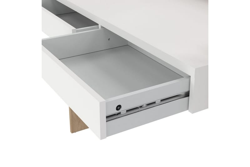Taketo Skrivbord 56x102 cm - Vit/Natur - Möbler - Bord & matgrupp - Kontorsbord - Skrivbord