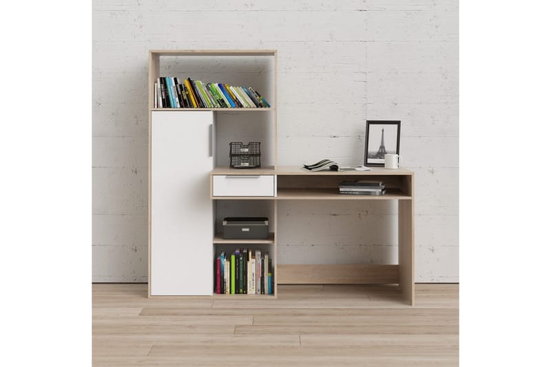 Taketo Skrivbord 60x163 cm - Vit - Möbler - Bord & matgrupp - Kontorsbord - Skrivbord