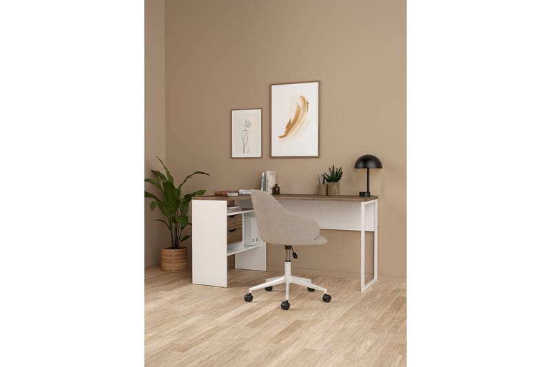 Taketo Skrivbord 81x145,1 cm - Vit - Möbler - Bord & matgrupp - Kontorsbord - Skrivbord