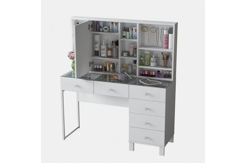 Talros Sminkbord 120 cm - Vit - Möbler - Bord & matgrupp - Kontorsbord - Skrivbord