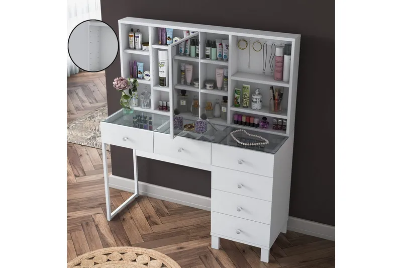 Talros Sminkbord 120 cm - Vit - Möbler - Bord & matgrupp - Kontorsbord - Skrivbord