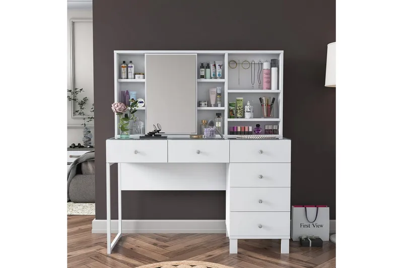 Talros Sminkbord 120 cm - Vit - Möbler - Bord & matgrupp - Kontorsbord - Skrivbord