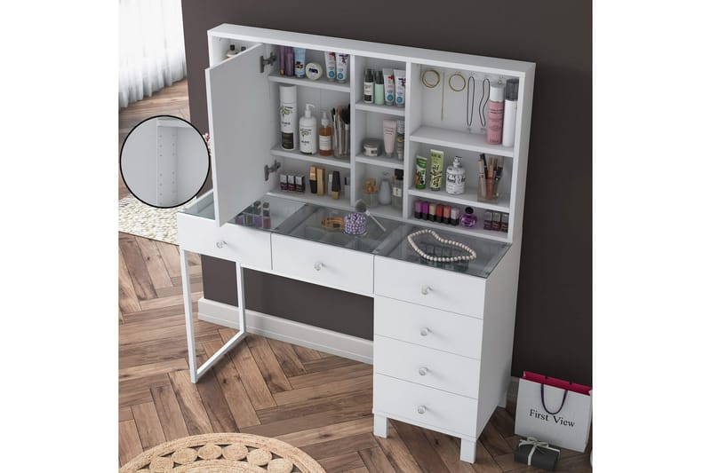 Talros Sminkbord 120 cm - Vit - Möbler - Bord & matgrupp - Kontorsbord - Skrivbord