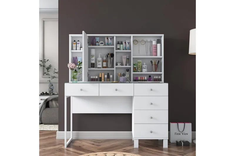 Talros Sminkbord 120 cm - Vit - Möbler - Bord & matgrupp - Kontorsbord - Skrivbord