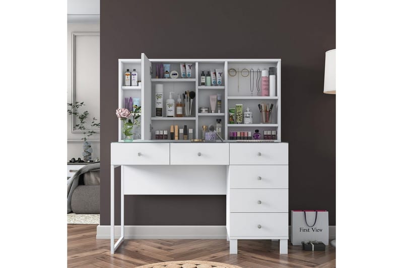 Talros Sminkbord 120 cm - Vit - Möbler - Bord & matgrupp - Kontorsbord - Skrivbord
