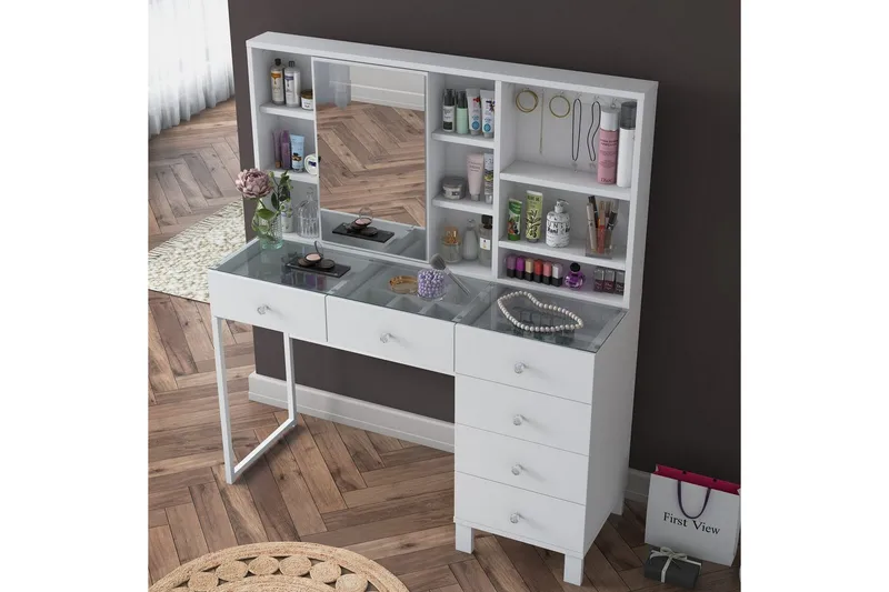 Talros Sminkbord 120 cm - Vit - Möbler - Bord & matgrupp - Kontorsbord - Skrivbord