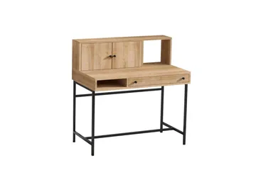 Teyric Skrivbord 60x100 cm - Ek/Svart - Möbler - Bord & matgrupp - Kontorsbord - Skrivbord