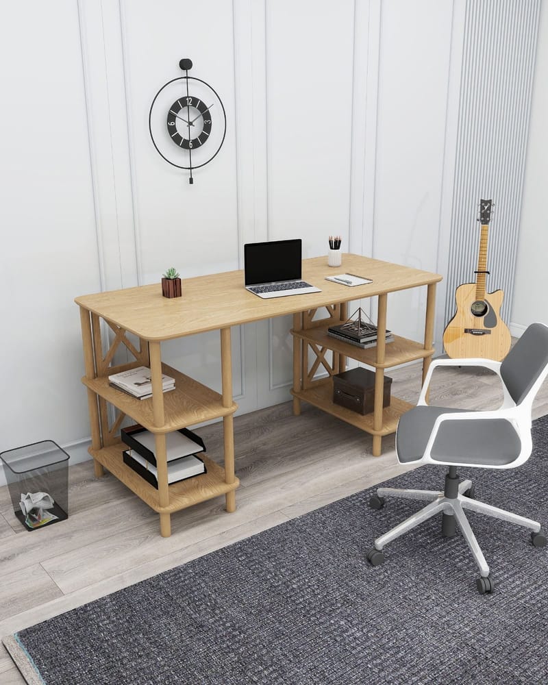 Ticoman Skrivbord 145 cm - Ek - Möbler - Bord & matgrupp - Kontorsbord - Skrivbord