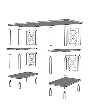 Ticoman Skrivbord 145 cm - Ek - Möbler - Bord & matgrupp - Kontorsbord - Skrivbord