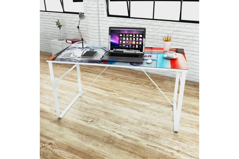 Unikt rektangulärt skrivbord - Flerfärgad - Skrivbord - Datorbord