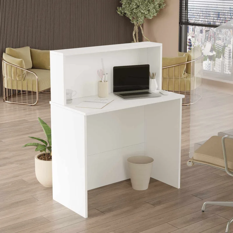 Valren Receptionbord 90x110x44,5 cm - Vit - Möbler - Bord & matgrupp - Kontorsbord - Skrivbord