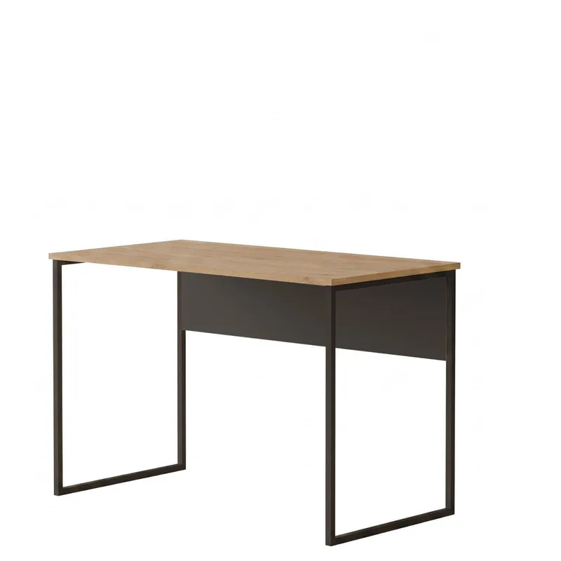 Valren Skrivbord 100x75x55 cm, Ek och antracit