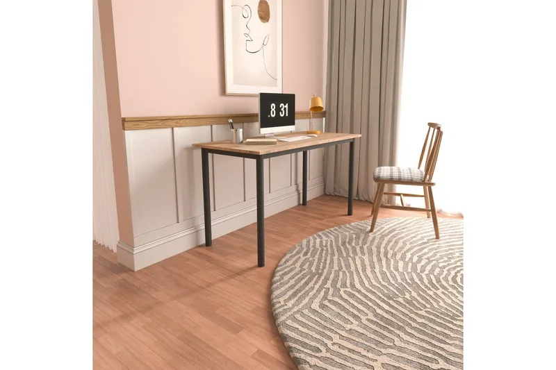 Viva Skrivbord 110 cm - Ek/Svart - Möbler - Bord & matgrupp - Kontorsbord - Skrivbord