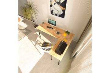 Viva Skrivbord 120x150 cm - Svart/Natur - Möbler - Bord & matgrupp - Kontorsbord - Skrivbord