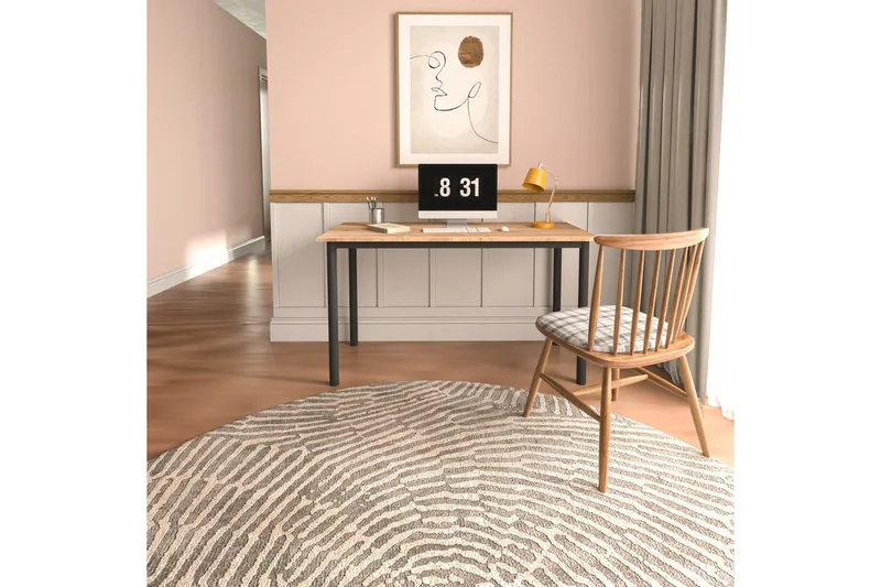 Viva Skrivbord 140 cm - Ek/Svart - Möbler - Bord & matgrupp - Kontorsbord - Skrivbord