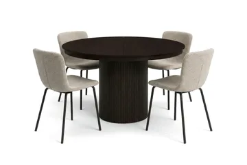 120-220 cm - Svart