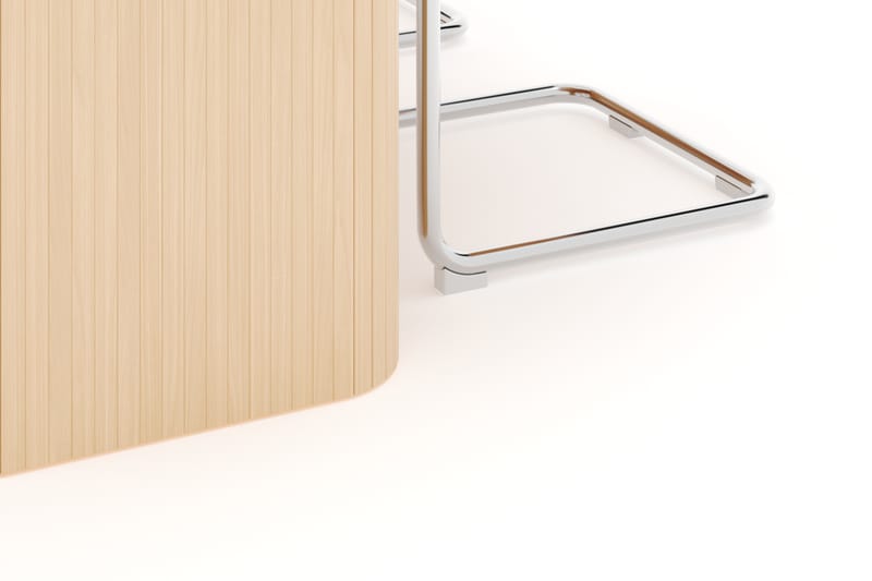 Kopparbo Matbord 160-220 cm Förlängningsbart med 4 st Build Matstolar - Vit - Möbler - Bord & matgrupp - Matgrupp