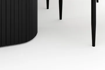 Kopparbo Matbord 180-240 cm Förlängningsbart med 6 Sawako Stolar - Vit - Möbler - Bord & matgrupp - Matgrupp