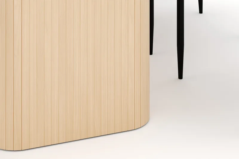 Kopparbo Matbord 180-240 cm Förlängningsbart med 6 Sawako Stolar - Vit - Möbler - Bord & matgrupp - Matgrupp