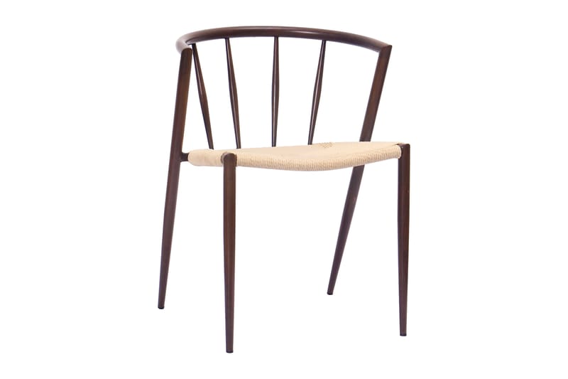 Kopparbo Matbord 180-240 cm Förlängningsbart med 6 Winston Matstolar - Svart / Beige / Metallben Rökt ek - Möbler - Bord & matgrupp - Matgrupp