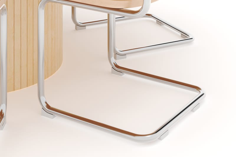 Kopparbo Matbord 180 cm med 6 st Build Matstolar - Whitewash - Möbler - Bord & matgrupp - Matgrupp