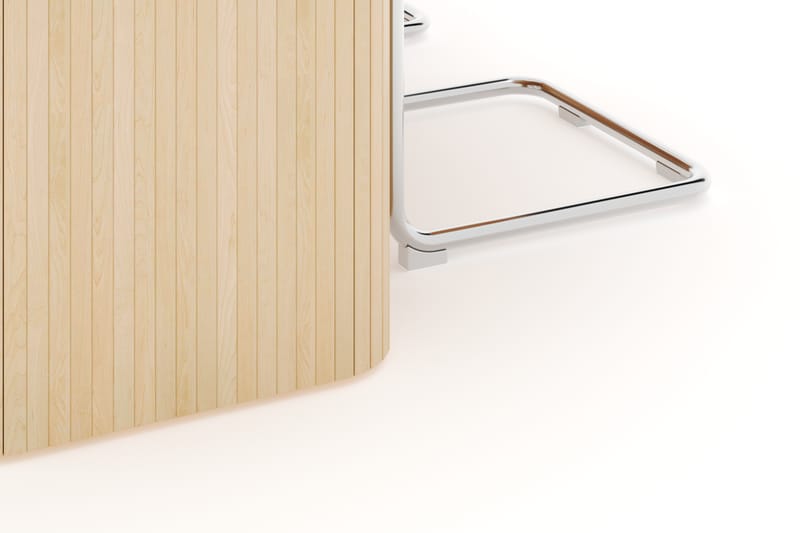 Kopparbo Matbord 200-260 cm Förlängningsbart med 4 st Build Matstolar - Vit - Möbler - Bord & matgrupp - Matgrupp