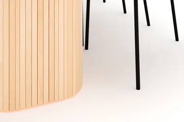 Kopparbo Matbord 200 cm med 6 Gemmiano Stolar - Natur - Möbler - Bord & matgrupp - Matgrupp