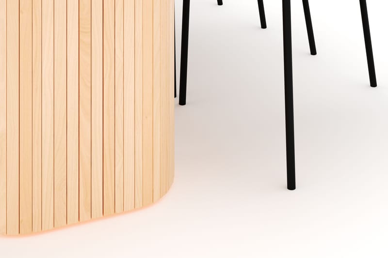 Kopparbo Matbord 200 cm med 6 Gemmiano Stolar - Natur - Möbler - Bord & matgrupp - Matgrupp