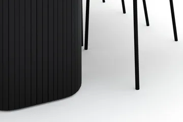 Kopparbo Matbord 200 cm med 6 Gemmiano Stolar - Svart - Möbler - Bord & matgrupp - Matgrupp