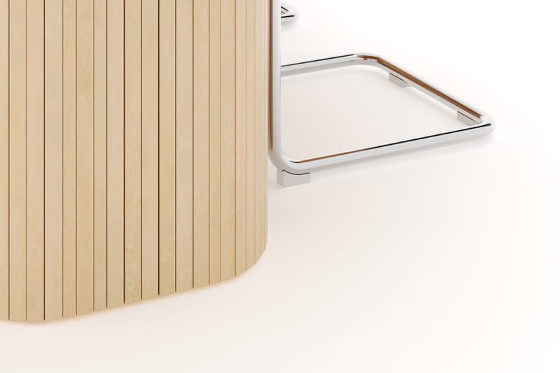 Kopparbo Matbord 240 cm med 4 st Build Matstolar - Vit - Möbler - Bord & matgrupp - Matgrupp