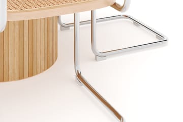 Kopparbo Matbord Runt 106 cm Förlängningsbart med 4 st Build Matstolar - Vit - Möbler - Bord & matgrupp - Matgrupp