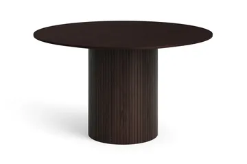 Kopparbo Matgrupp 130 cm runt med 6 Nibe Plus Mastolar - Rökt ek - Möbler - Bord & matgrupp - Matgrupp