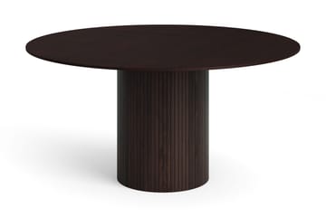 Kopparbo Matgrupp 150 cm runt med 6 Nibe Plus Mastolar - Rökt ek - Möbler - Bord & matgrupp - Matgrupp