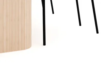 Kopparbo Matgrupp 180-240 cm Förlängningsbart med 4 Gemmiano Matstolar - Whitewash - Möbler - Bord & matgrupp - Matgrupp