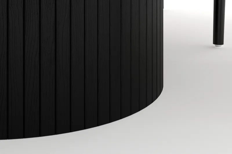 Kopparbo Matgrupp 180 cm med 6 Dastoori Matstol - 2220067-6,2223284-1 - Svart - Möbler - Bord & matgrupp - Matgrupp