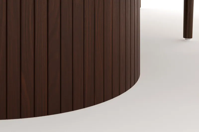 Kopparbo Matgrupp 180 cm med 6 Dastoori Matstol - 2220070-6,2223282-1 - Valtnöt - Möbler - Bord & matgrupp - Matgrupp