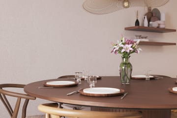 Kopparbo Matgrupp 180 cm med 6 Dastoori Matstolar - Valtnöt - Möbler - Bord & matgrupp - Matgrupp